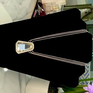 Original Lia Sophia Kiam Crystal triple chain